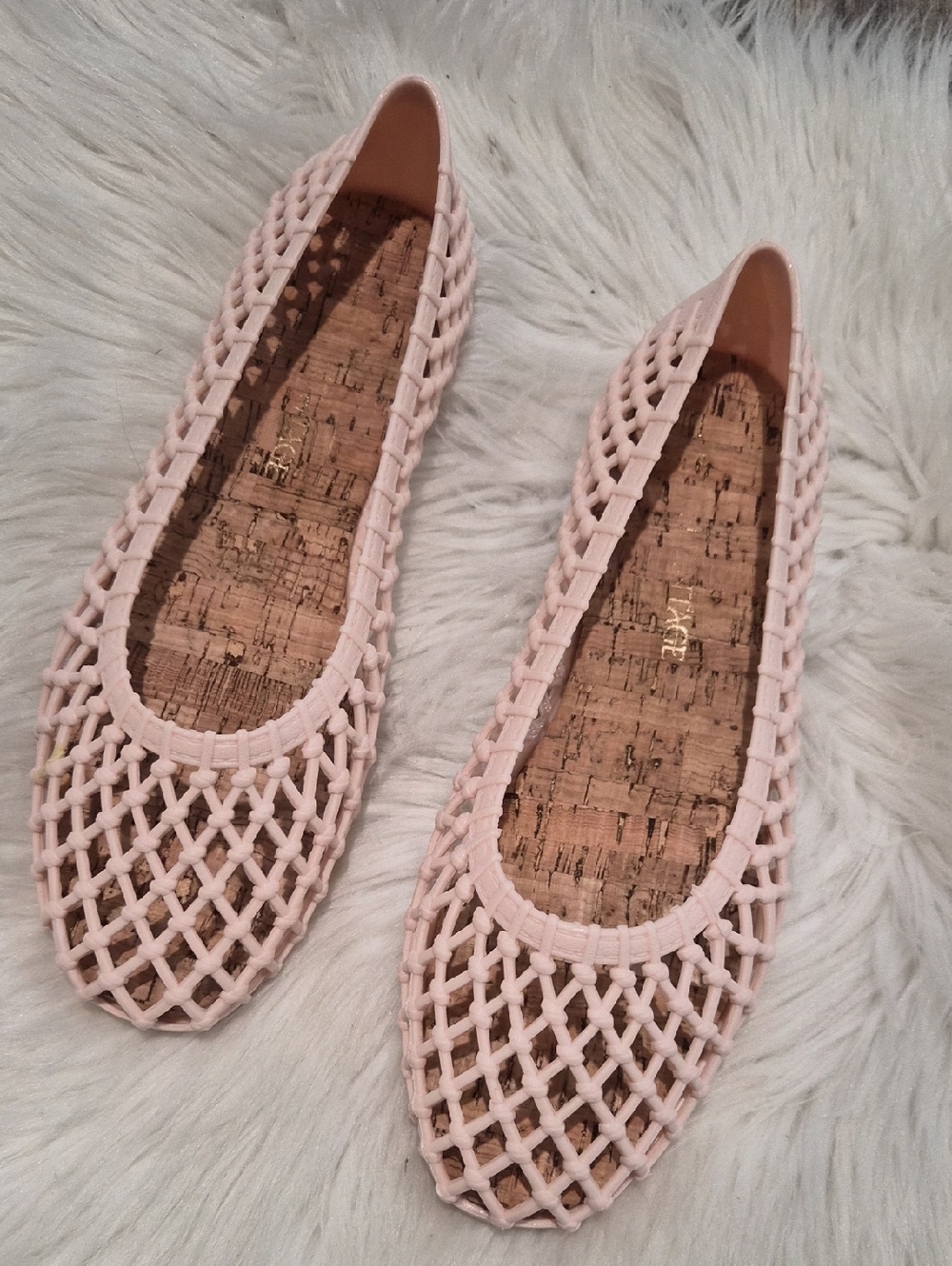 Woven Ballet Flat - Blush Pink